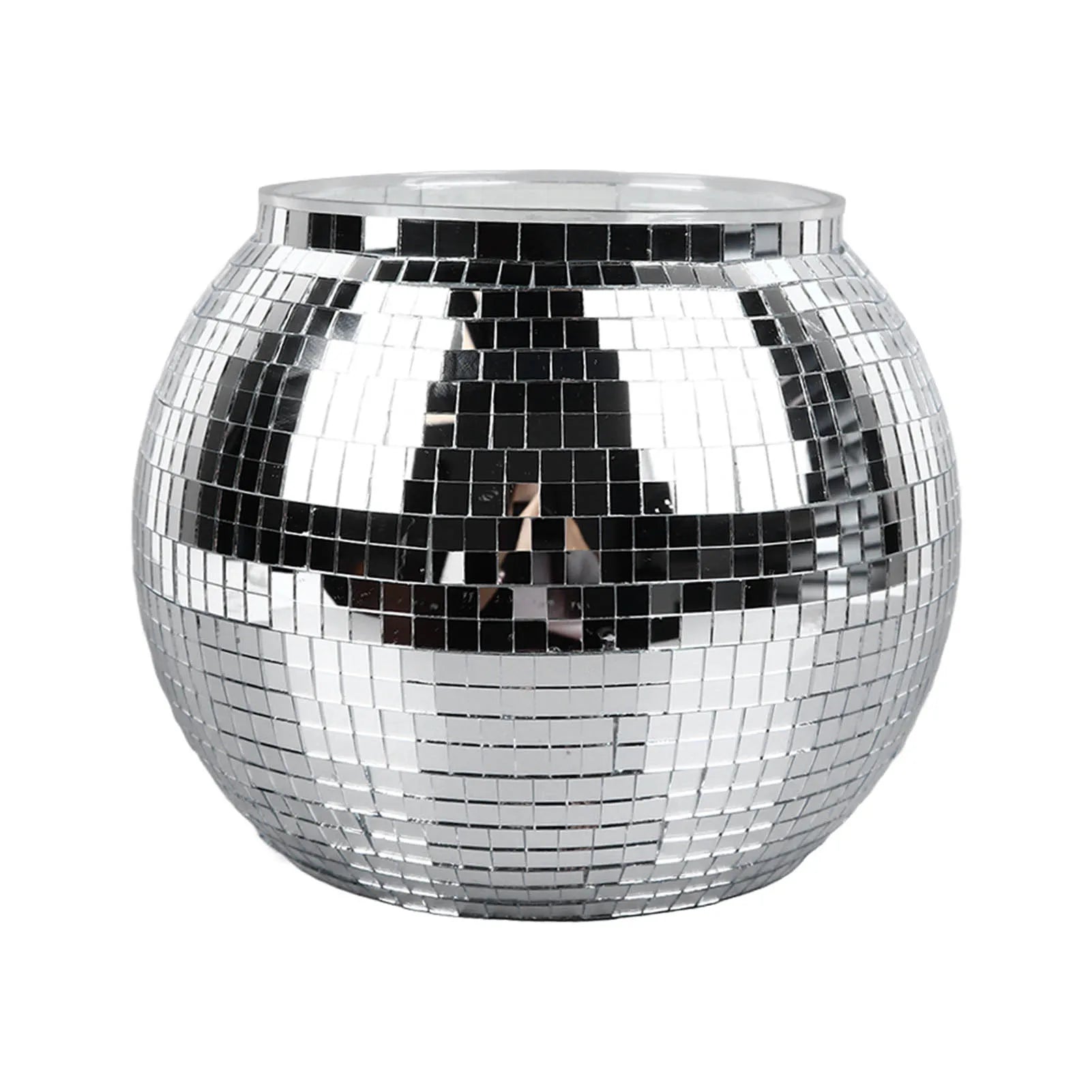 Retro Disco Ball Ice Bucket for Party and Home Bar Decor