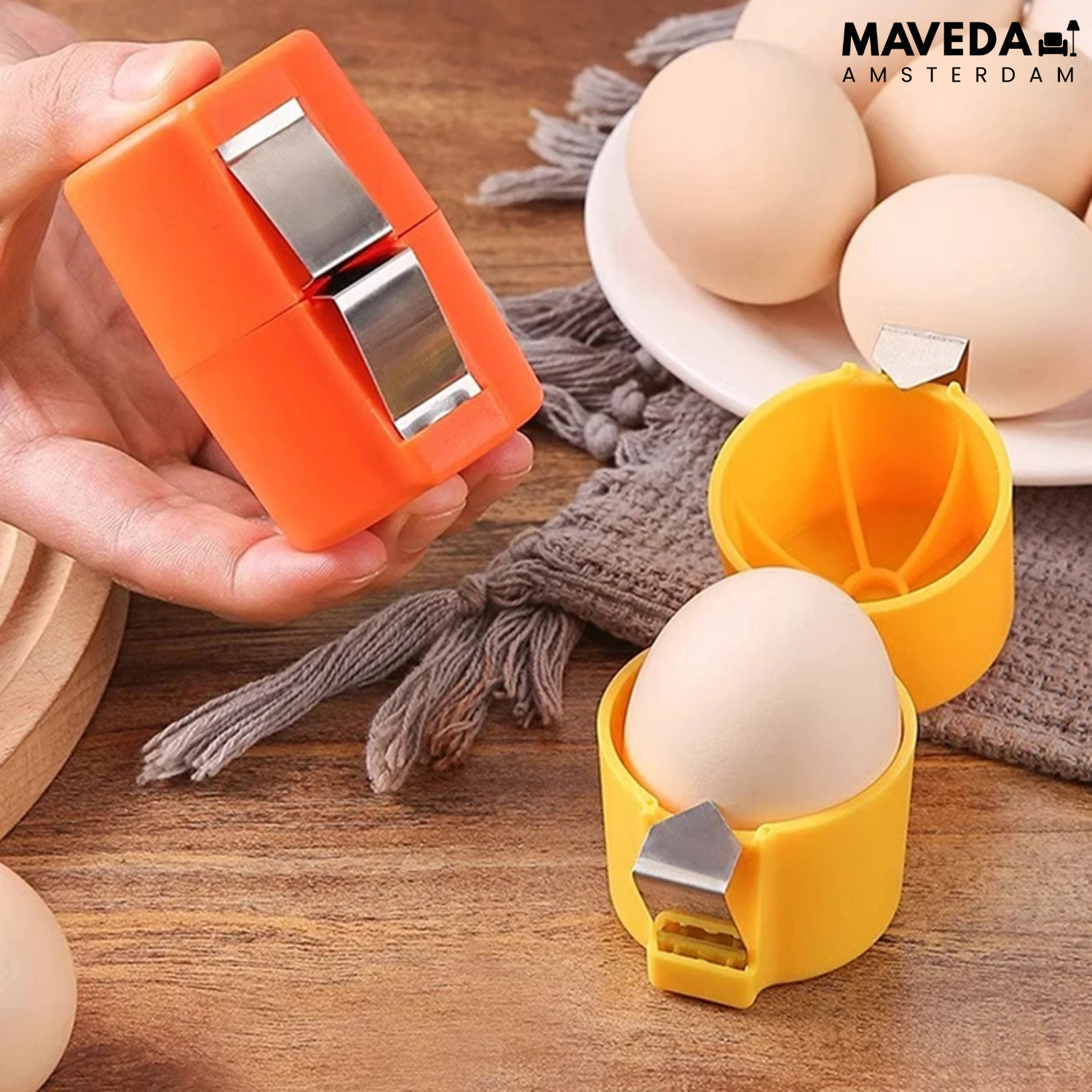 Egg Opener and Separator Tool