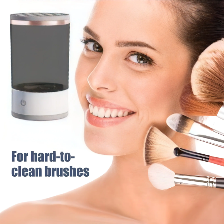 GlowEase™ - Electric Makeup Brush Cleaner & Dryer Spa