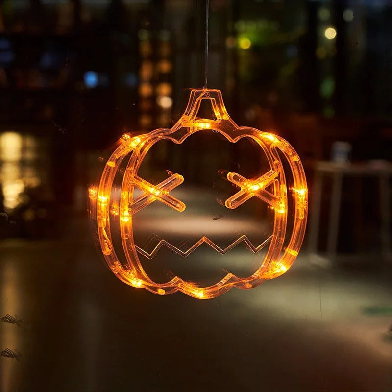 Warm LED Pumpkin Glow Lamp