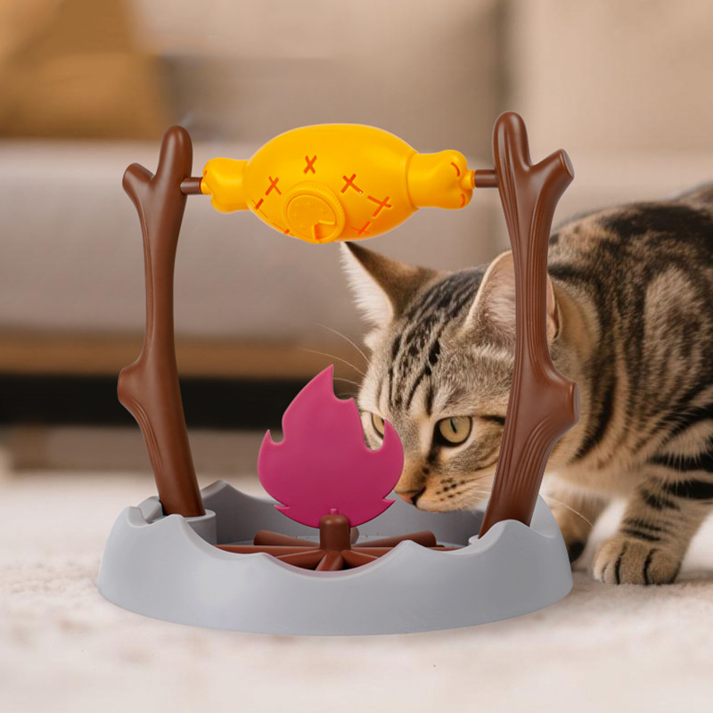HearthJoy™ - Cozy Plush Fireplace Toy for Cats