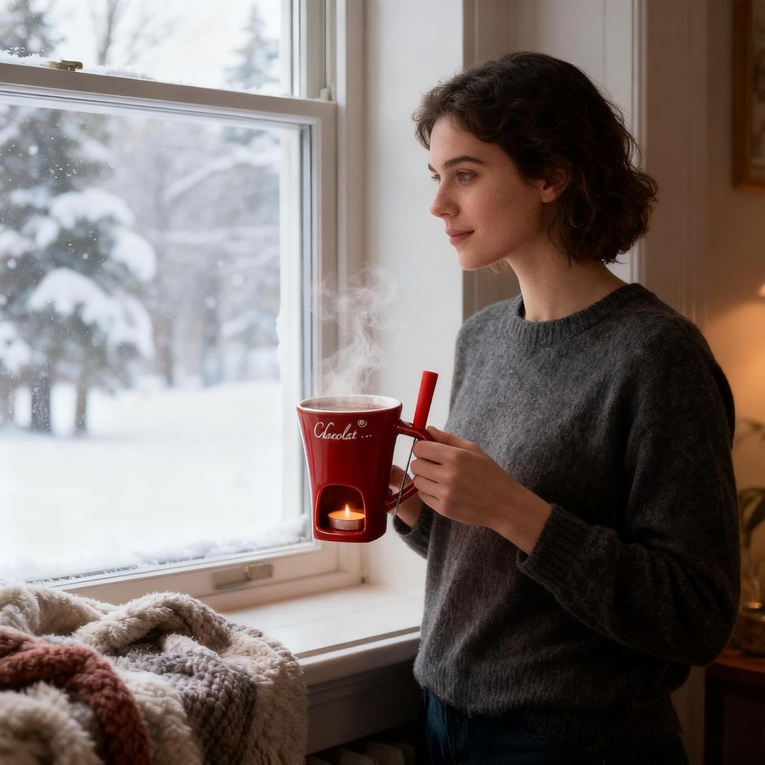 ChocoLuxe™ - Elegant Chocolate Fondue Cup
