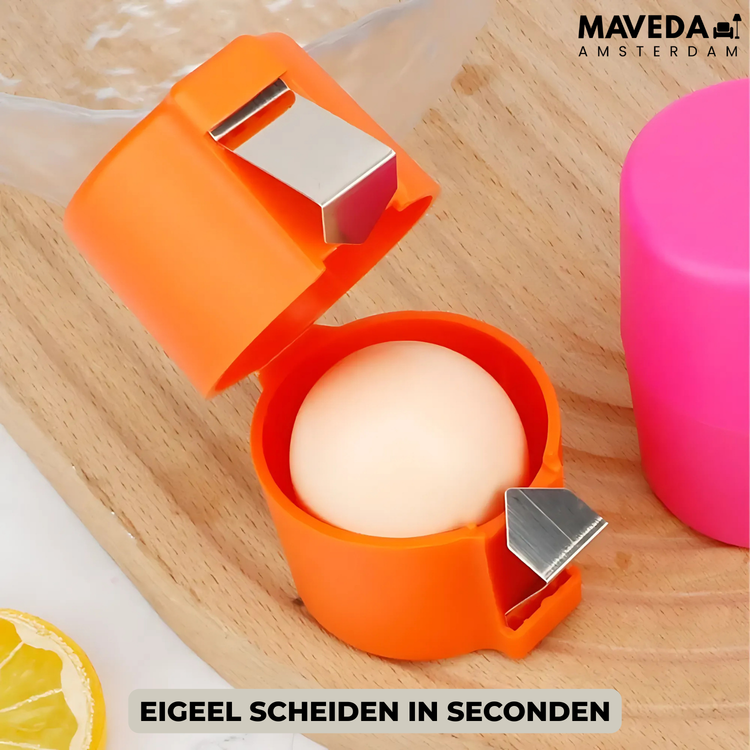 Egg Opener and Separator Tool