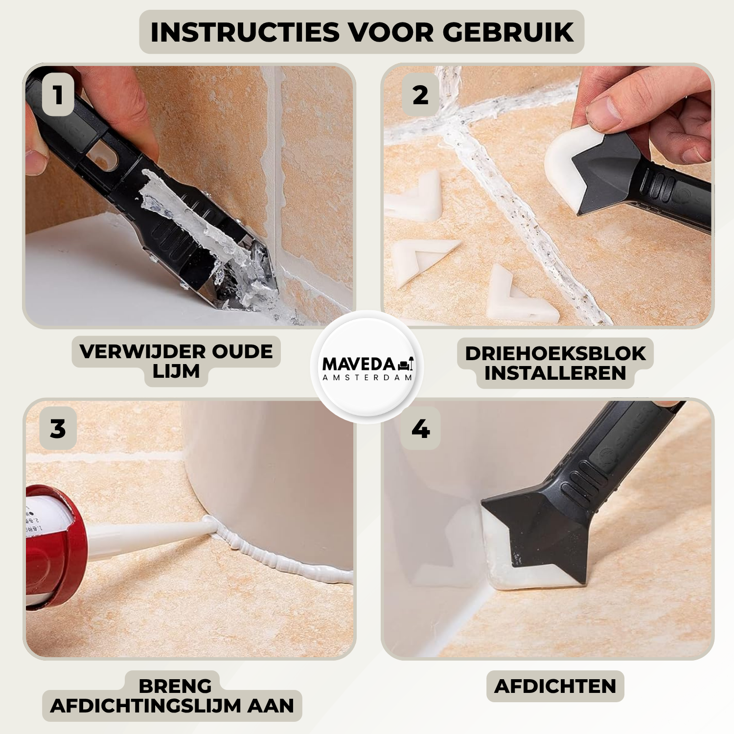 Sealant Remover and Finishing Tool Kit