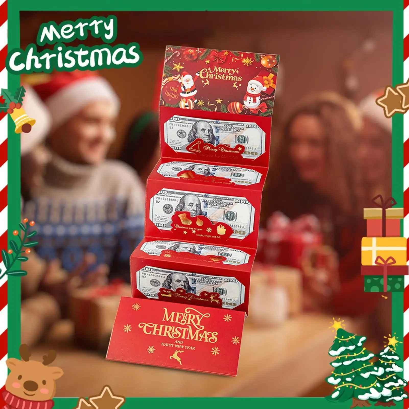 GiftJoy™ - Festive Christmas Money Envelopes Set