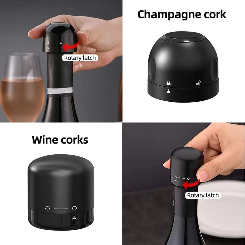 SipSavor™ - Airtight Champagne & Wine Bottle Stopper