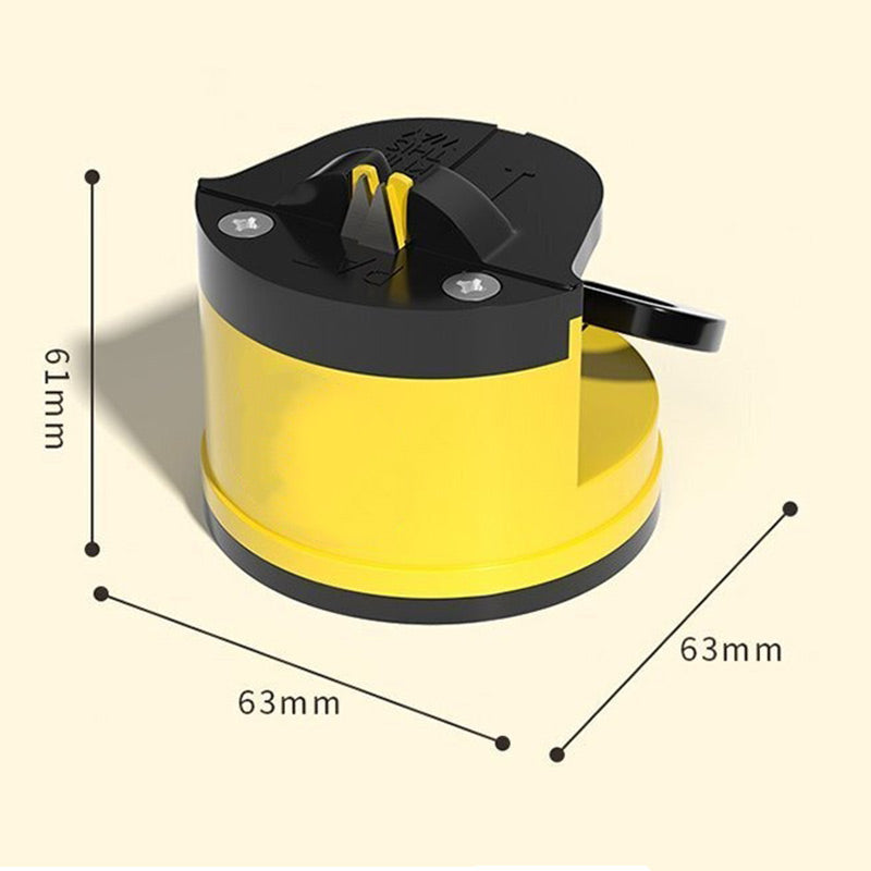 Compact Mini Knife Sharpener with Suction Base for Easy Use