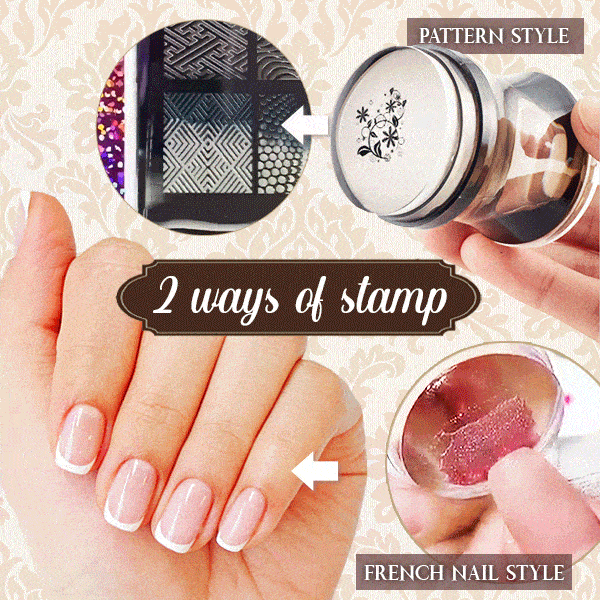 DreamyDip™ - Creative Nail Art Gel Stamp Set