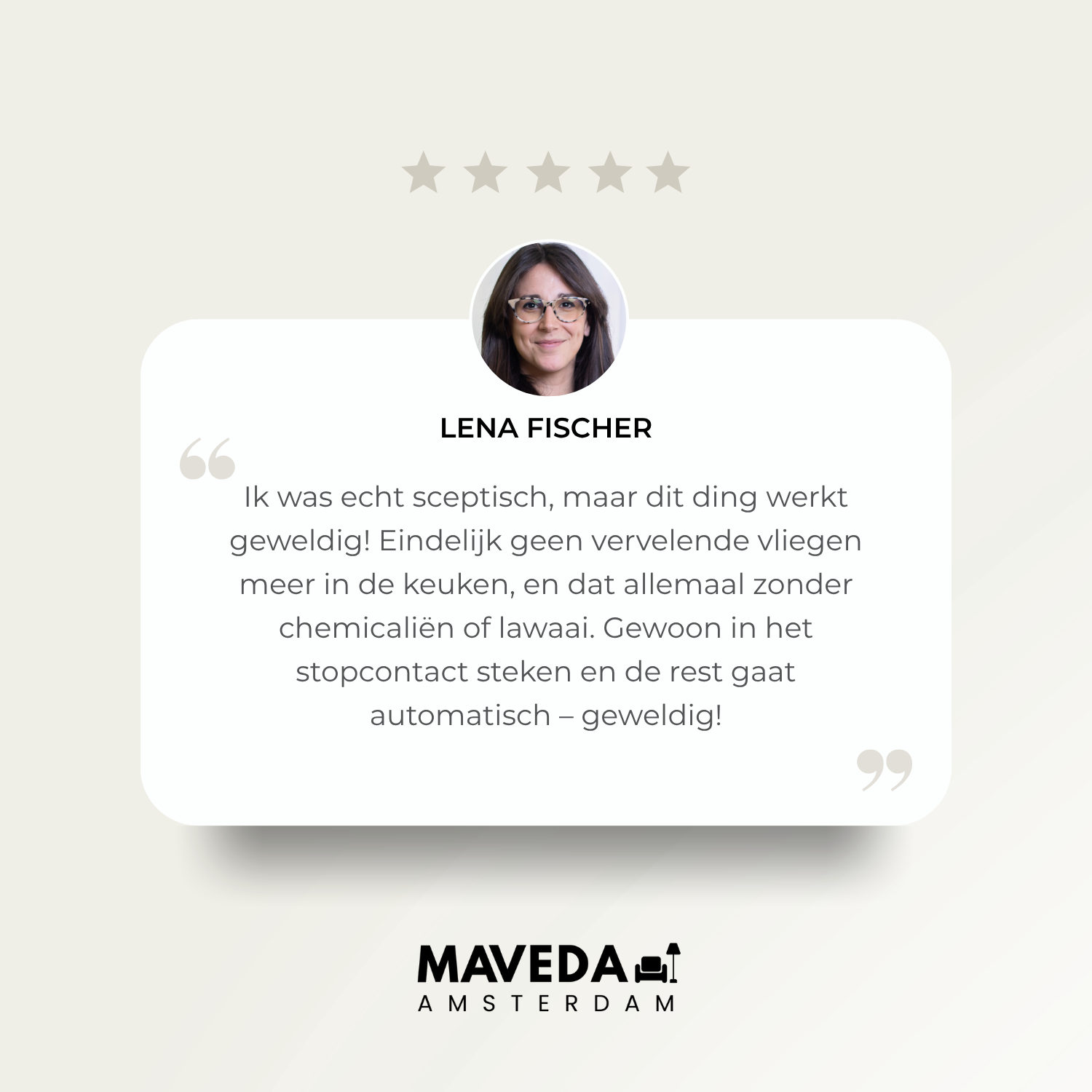 Quiet Chemical-Free Fly Repellent Device