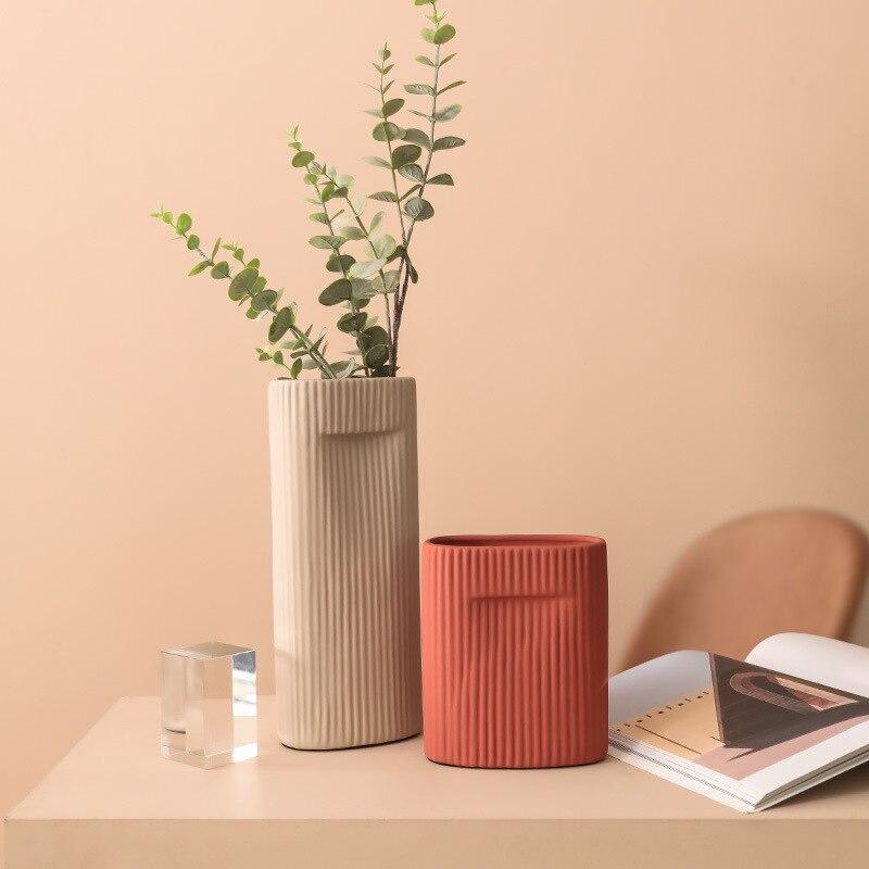 Modern Ceramic Decorative Vases Set