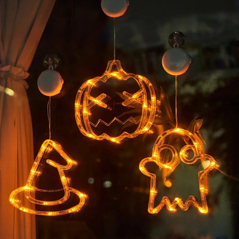 Warm LED Pumpkin Glow Lamp