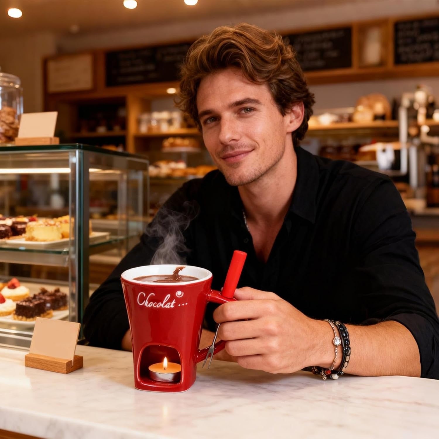 ChocoLuxe™ - Elegant Chocolate Fondue Cup