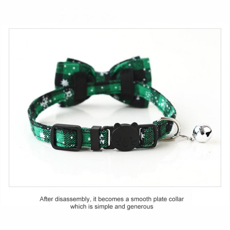 FestivePaws™ - Christmas Bow Tie Collar for Pets
