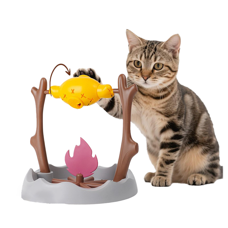HearthJoy™ - Cozy Plush Fireplace Toy for Cats