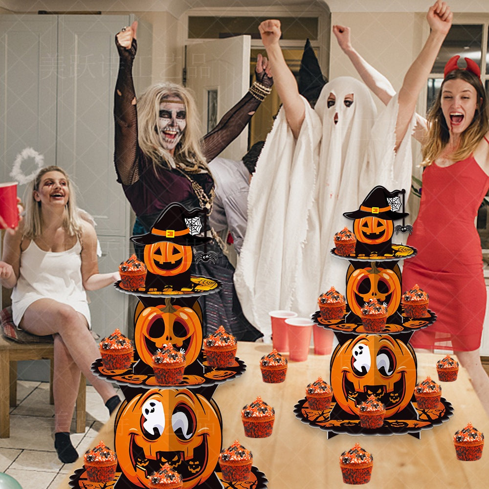 Spooky Halloween Ghoulcake Cupcake Stand