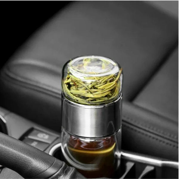 Infusea™ – Elegant Glass Tea Maker for Perfect Brews