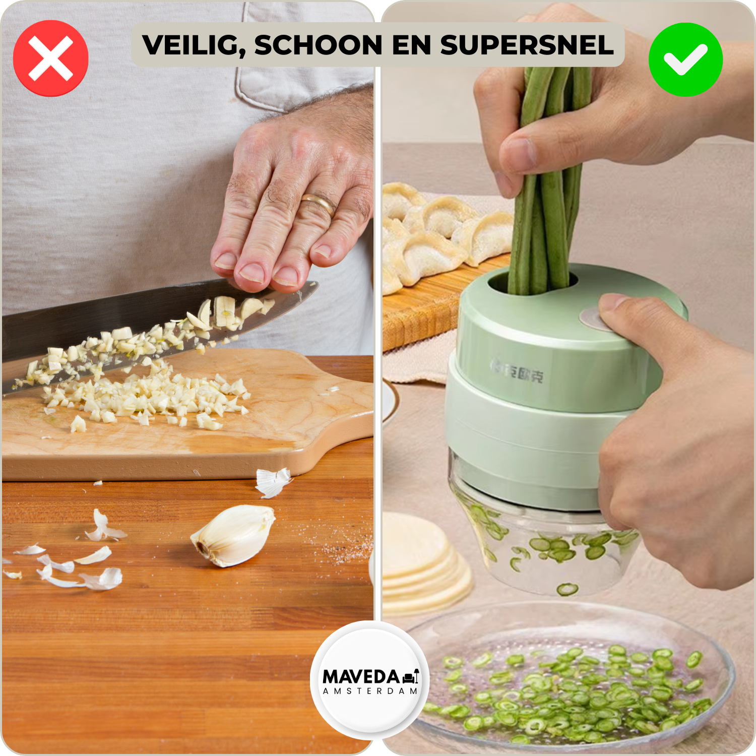 Safe Cutting Tool for Faster Meal Prep