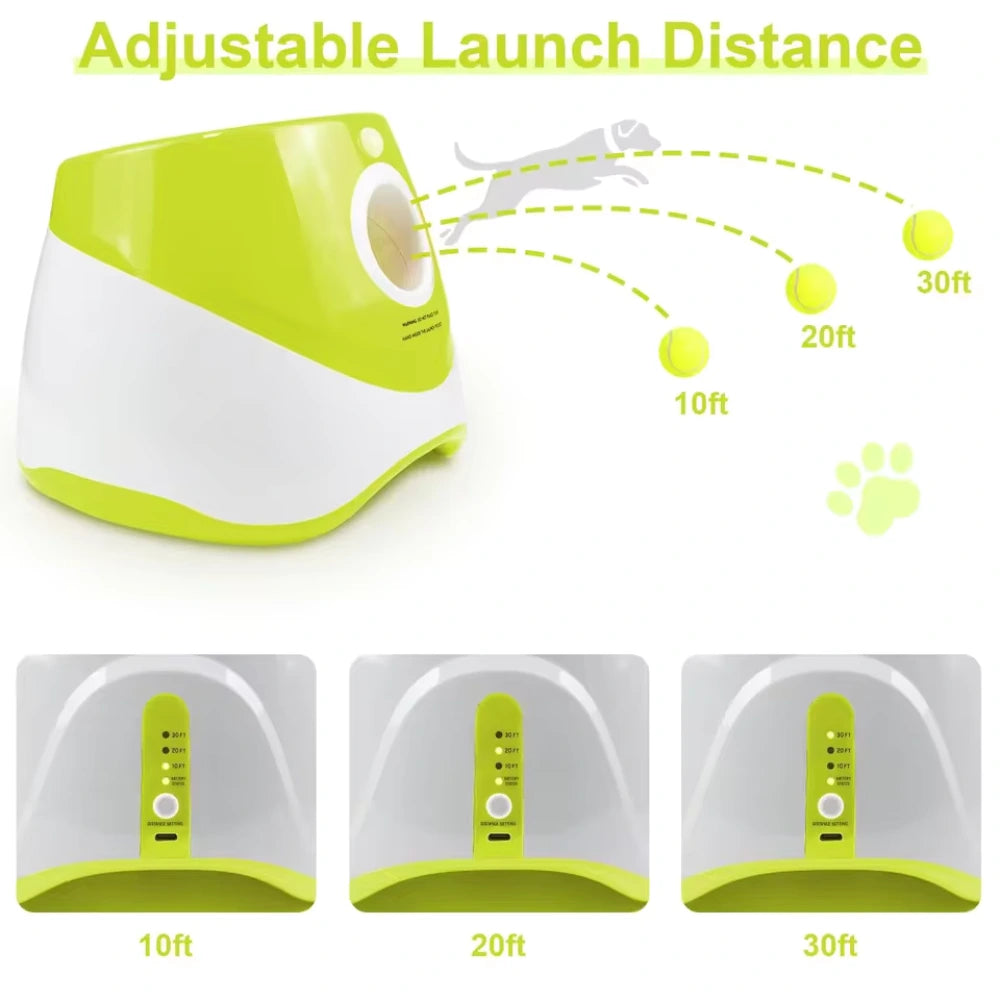 FetchPro™ - Automatic Dog Ball Launcher for Active Playtime