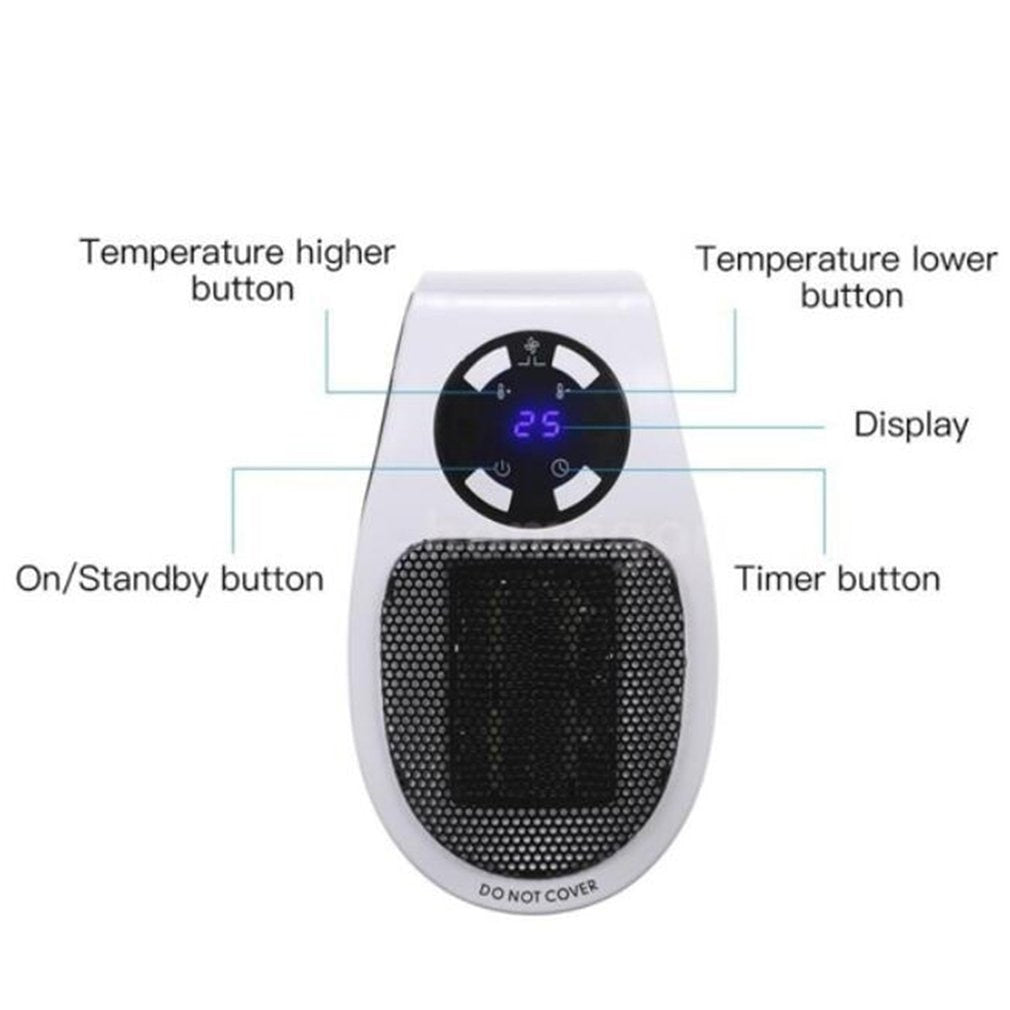 Mini Portable Electric Heater 500W