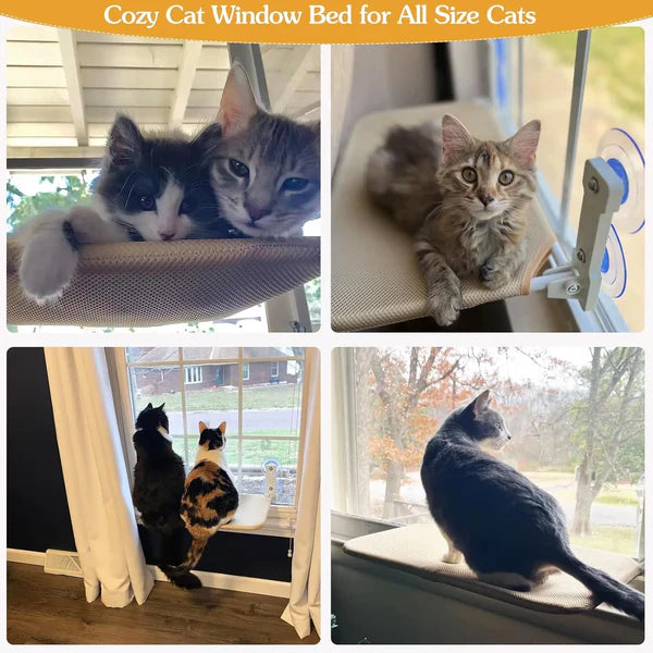 PurrNest™ Cozy Cat Window Hammock Bed