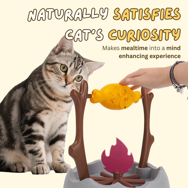 HearthJoy™ - Cozy Plush Fireplace Toy for Cats