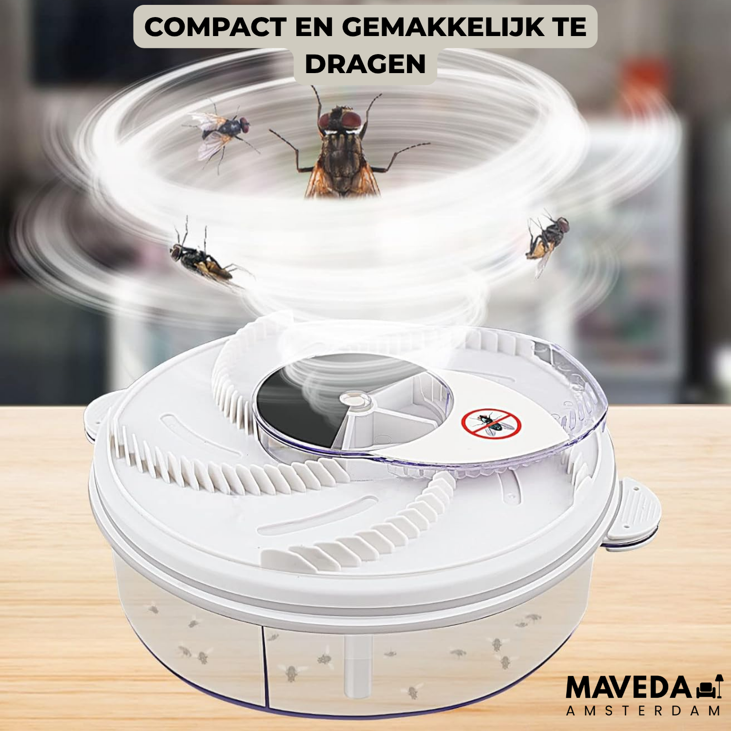 Quiet Chemical-Free Fly Repellent Device