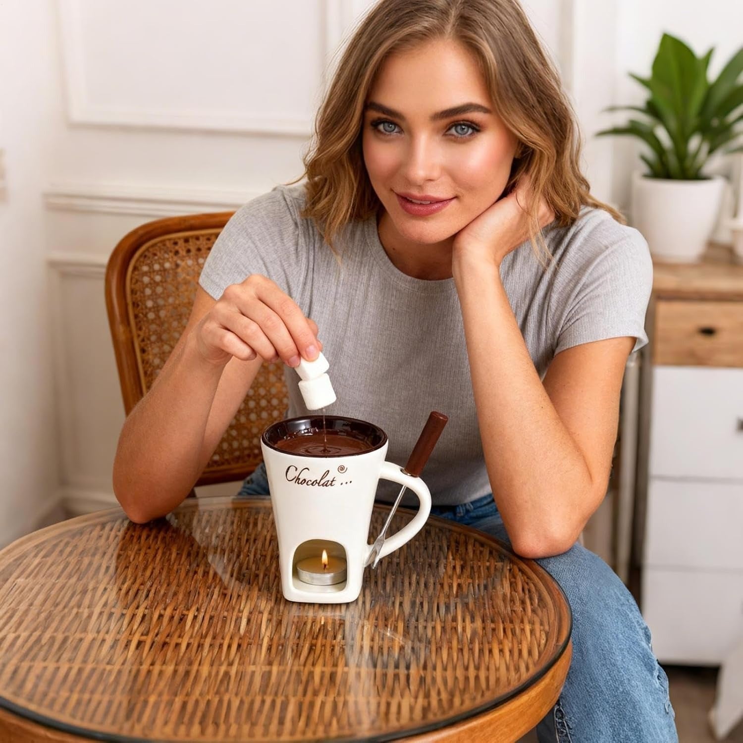 ChocoLuxe™ - Elegant Chocolate Fondue Cup