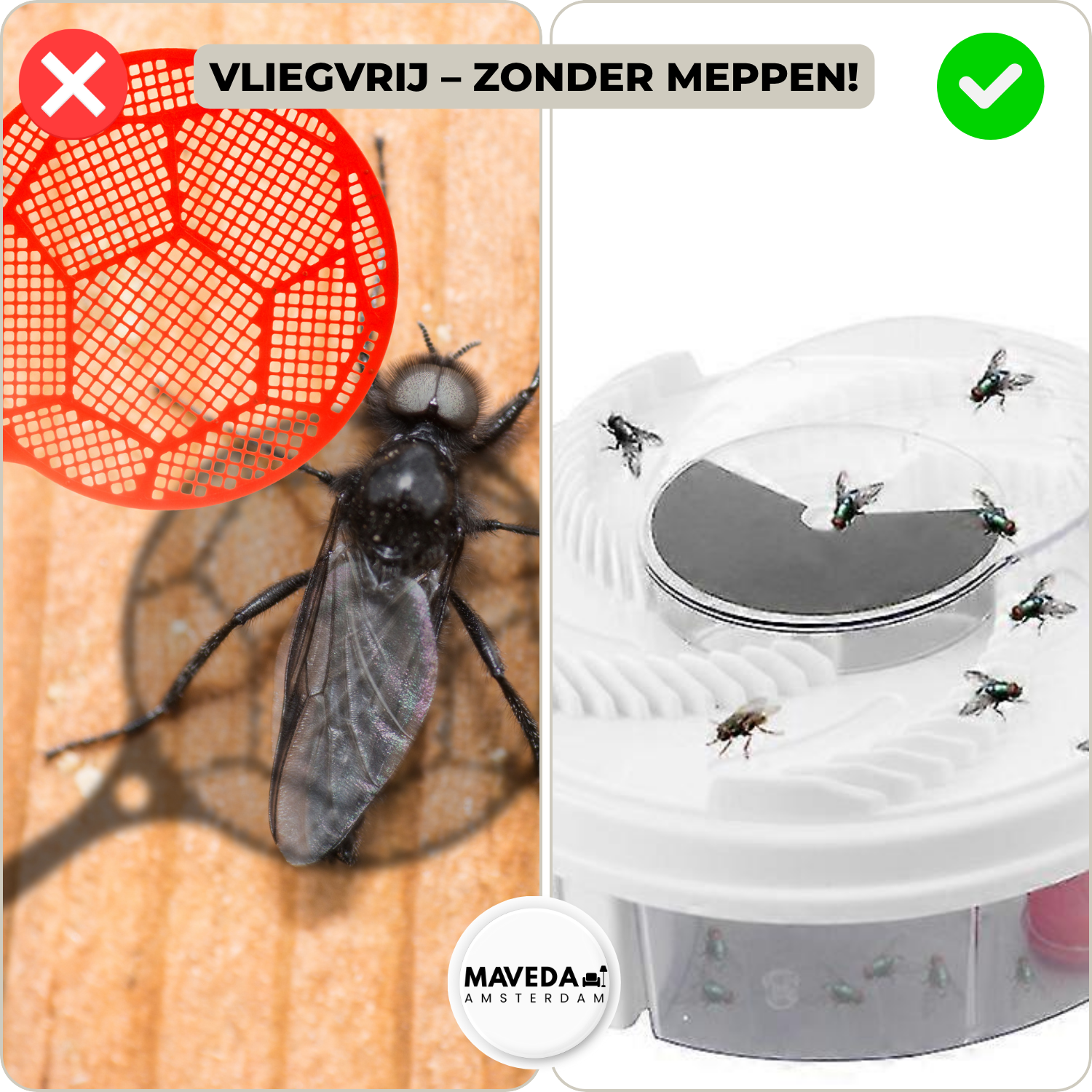 Quiet Chemical-Free Fly Repellent Device