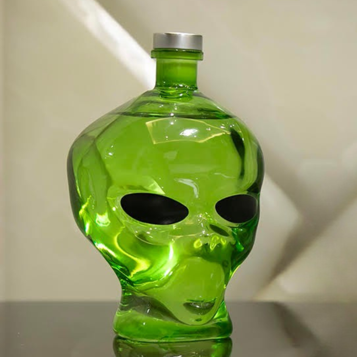 Unique Glass Alien Decanter for Home Bar Decor