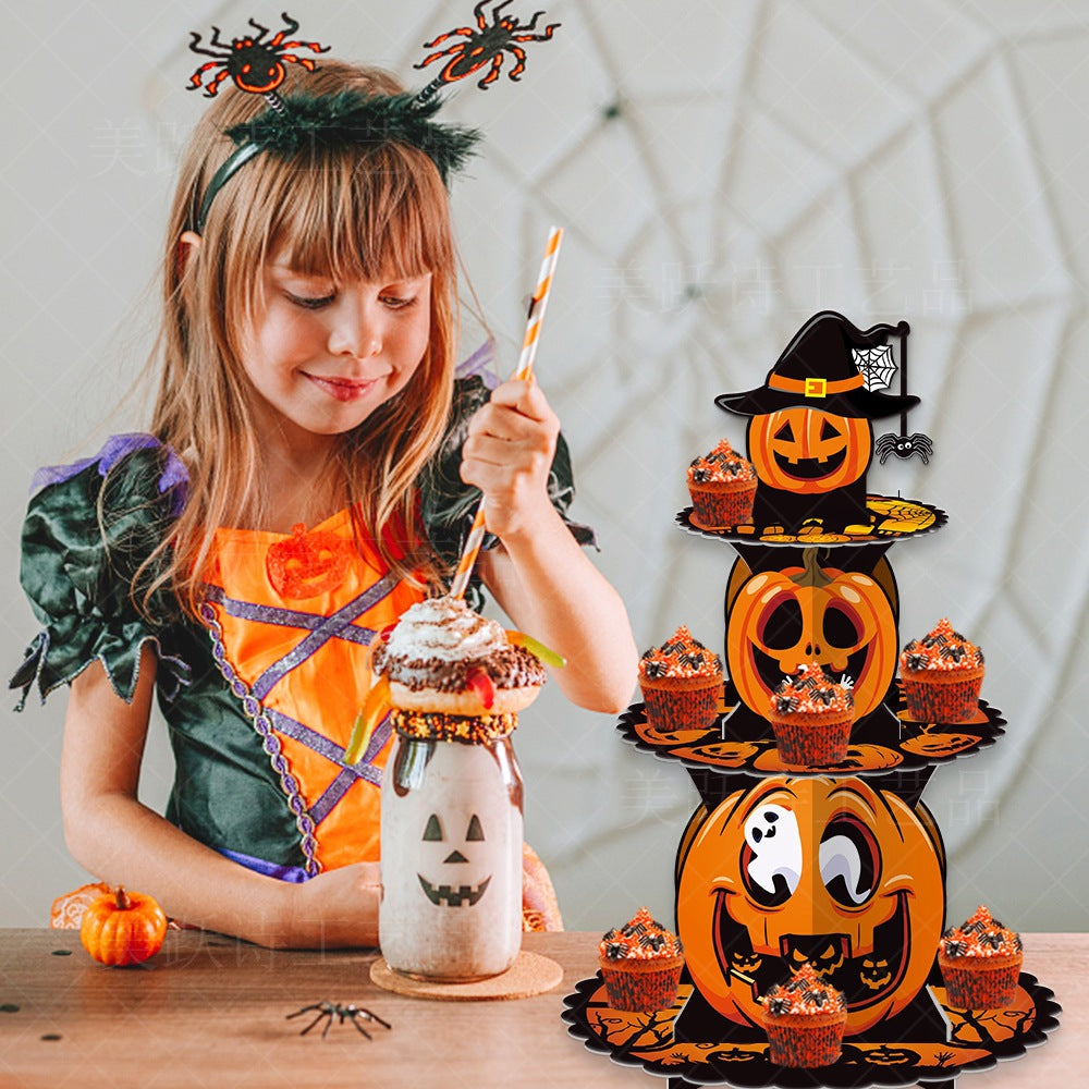 Spooky Halloween Ghoulcake Cupcake Stand