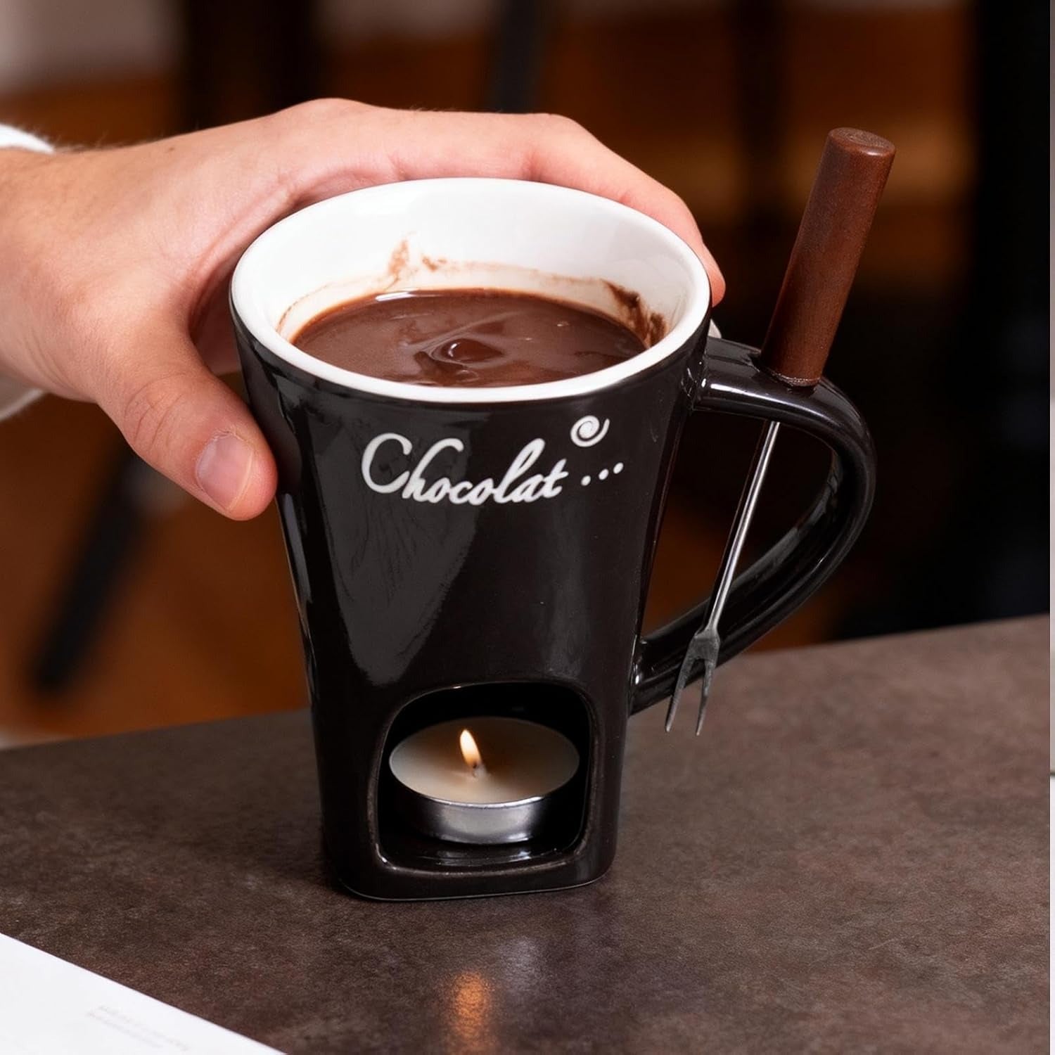 ChocoLuxe™ - Elegant Chocolate Fondue Cup